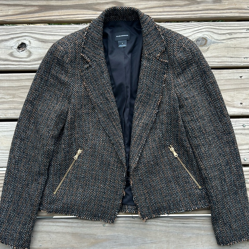 Club Monaco Tweed Blazer